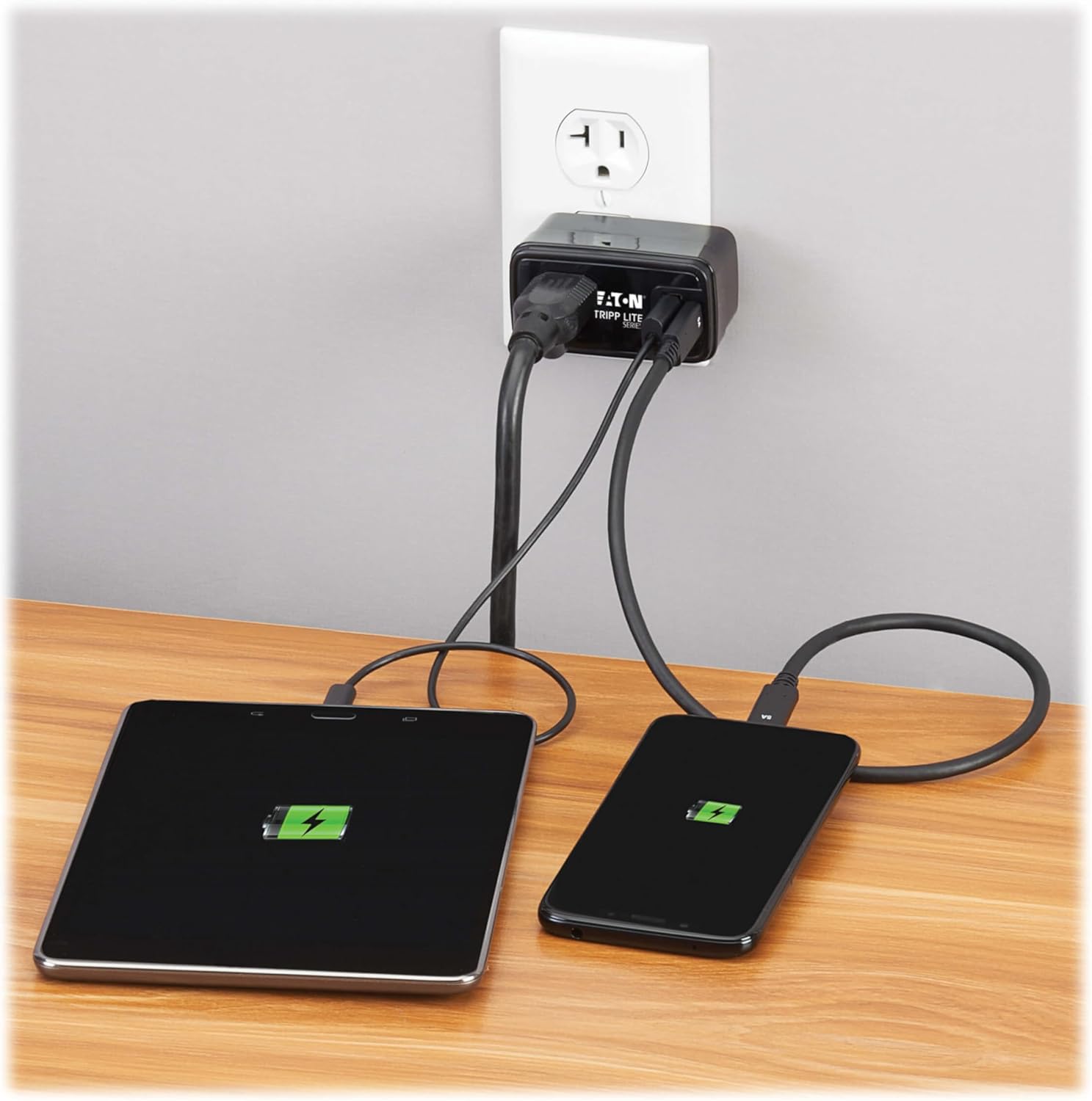 Eaton Tripp Lite SK10C32 1-Outlet Travel Power Strip & USB Charger