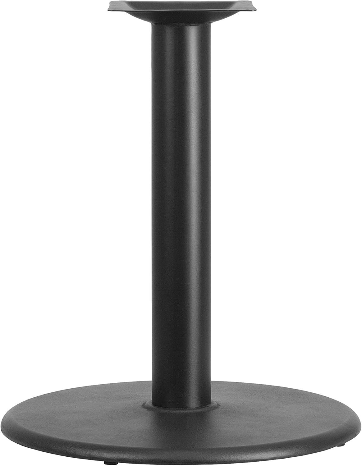 Flash Furniture Round Restaurant Table Base With 4ft"-Diameter Table-Height Column, 28-1/2inH x 24inW x 24inD, Black