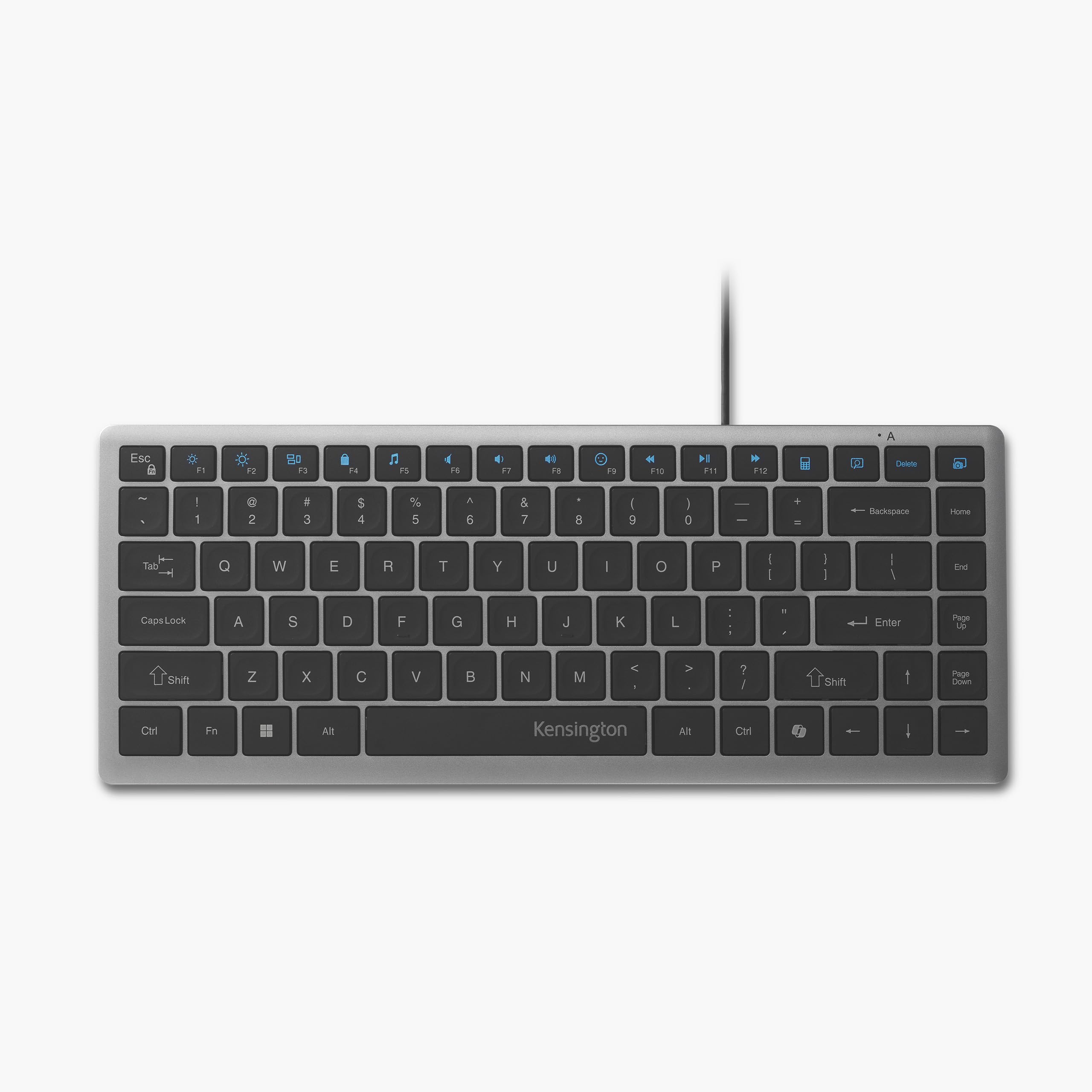 Kensington Compact Keyboard — Quiet Scissor-Switch, Programmable Keys & Copilot Key