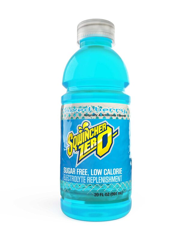 Sqwincher Zero Ready-to-Drink Electrolyte Hydration Drink Bottles