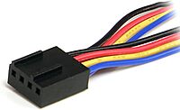 StarTech.com Fan Power Splitter Cable - 3-pin & 4-pin (Internal)