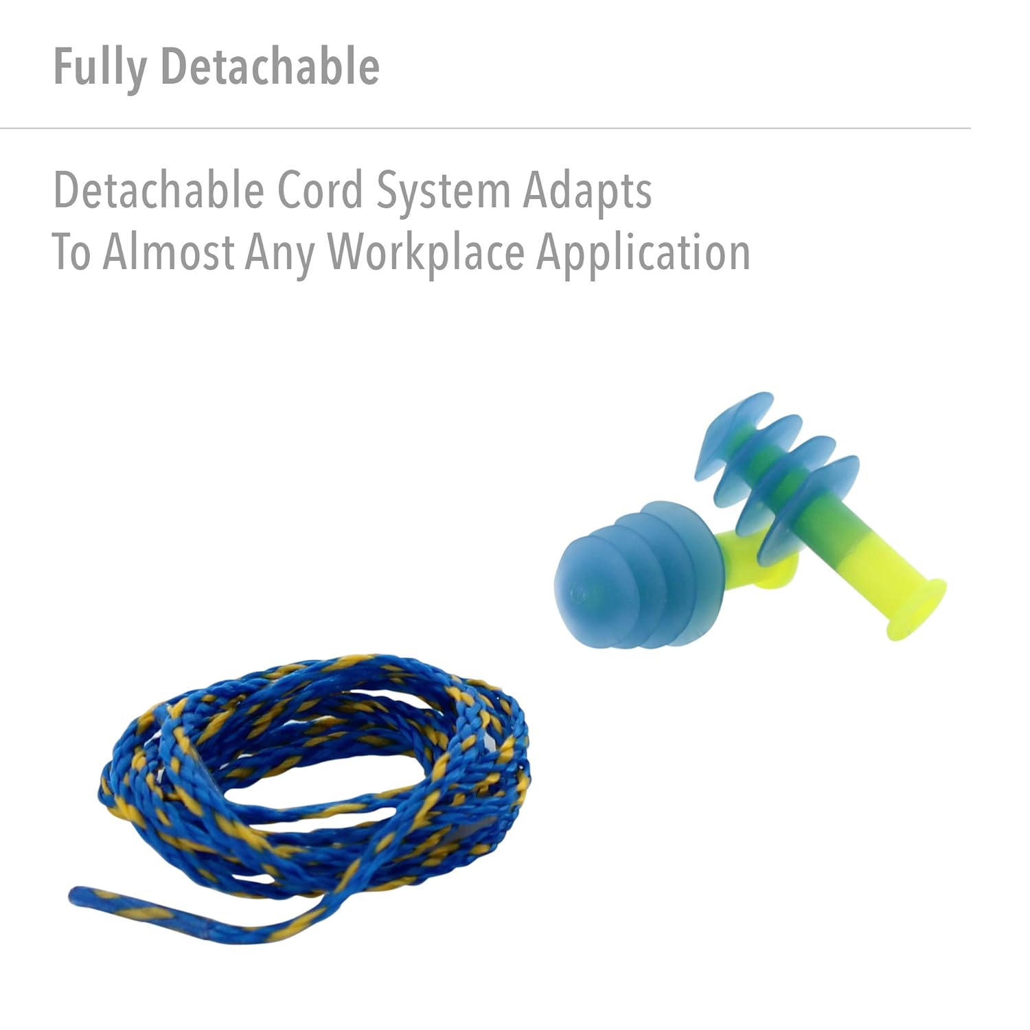 Howard Leight by Honeywell Fusion Corded Reusable Earplugs