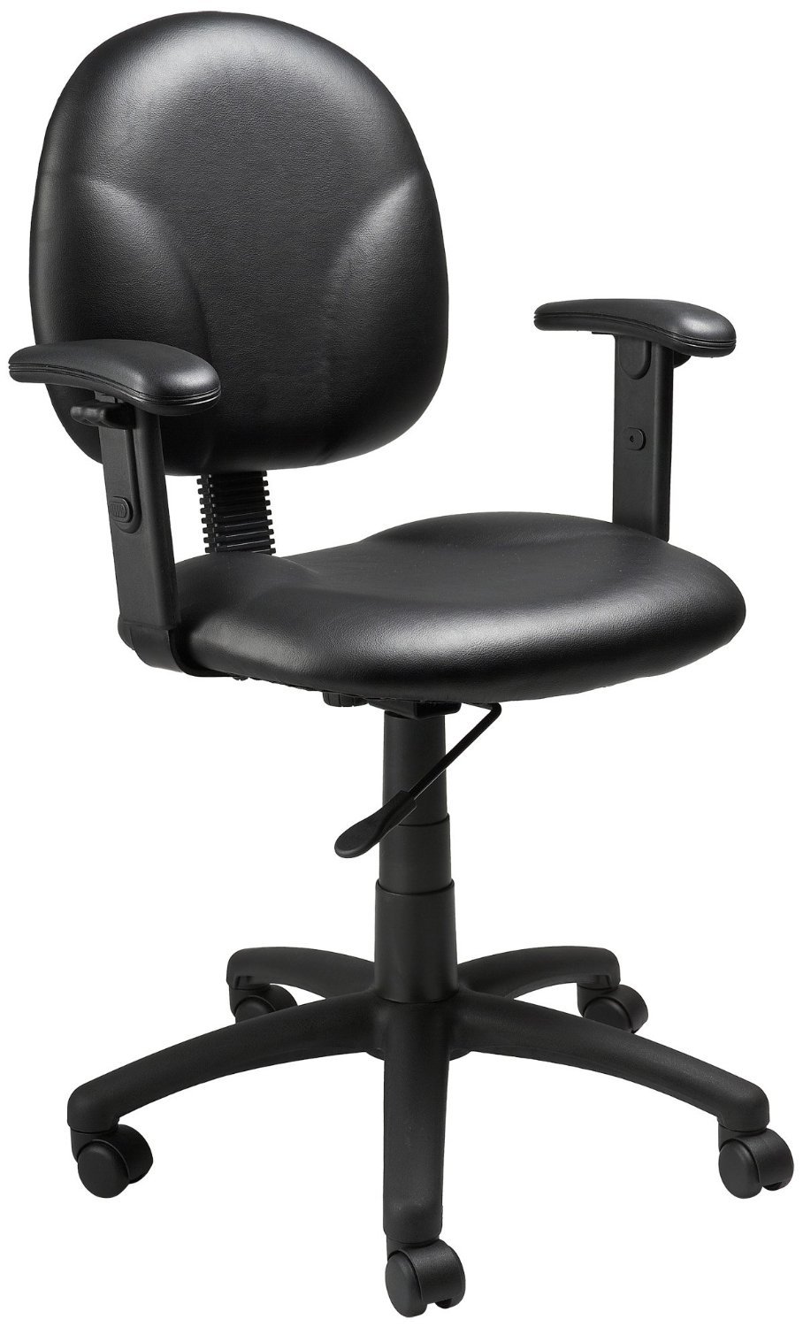 Boss Office Products Dimond Task Chair with Adjustable Arms in Black