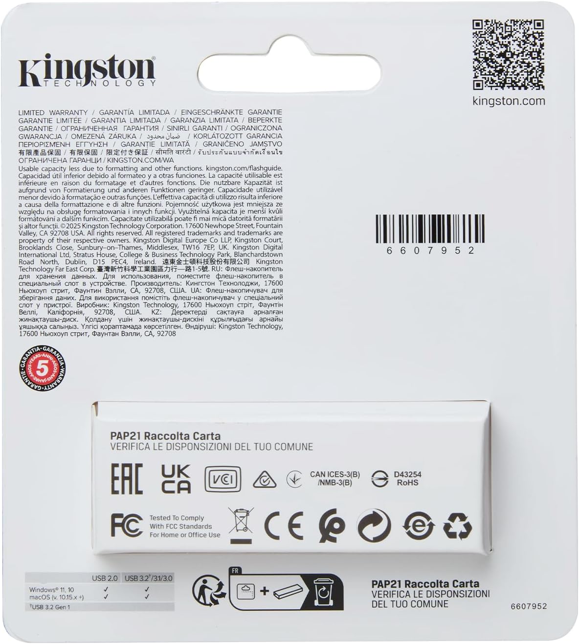 KINGSTON DataTraveler Exodia S USB 3.2 Gen 1 Flash Drive