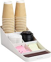 MIND READER 7-Compartment Countertop Condiment Organizer