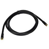 C2G 29132 Value Series F-Type RG6 Coaxial Video Cable, Black (6 Feet, 1.82 Meters)