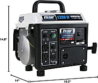 Pulsar pg1202s 1200 W Pico 900 W generador portátil gasolina Pulsar pg1202s 1200 W Pico 900 W generador portátil gasolina