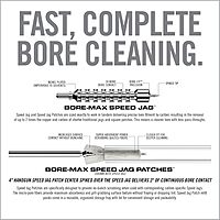 REAL AVID Bore-Max Speed Jag and 25 Patches Gun Cleaning Set