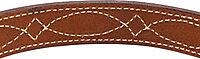 BIANCHI B12 Reversible Fancy Stitched Full-Grain Leather Belt