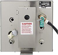 Whale F700 Water Heater, 6 Gal., 120V, 100 PSI, Horizontal Mount, Double-Wall Front Heat Exchanger, Stainless Steel Exterior