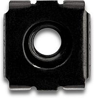 StarTech.com 10-32 Cage Nuts - 50 Pack - Rack Mount Clip Nuts - for Square Hole Server Rack - Black, TAA (CABCAGENUTS1032)