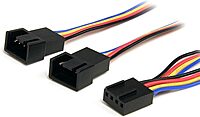 StarTech.com Fan Power Splitter Cable - 3-pin & 4-pin (Internal)