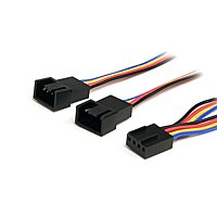 StarTech.com Fan Power Splitter Cable - 3-pin & 4-pin (Internal)