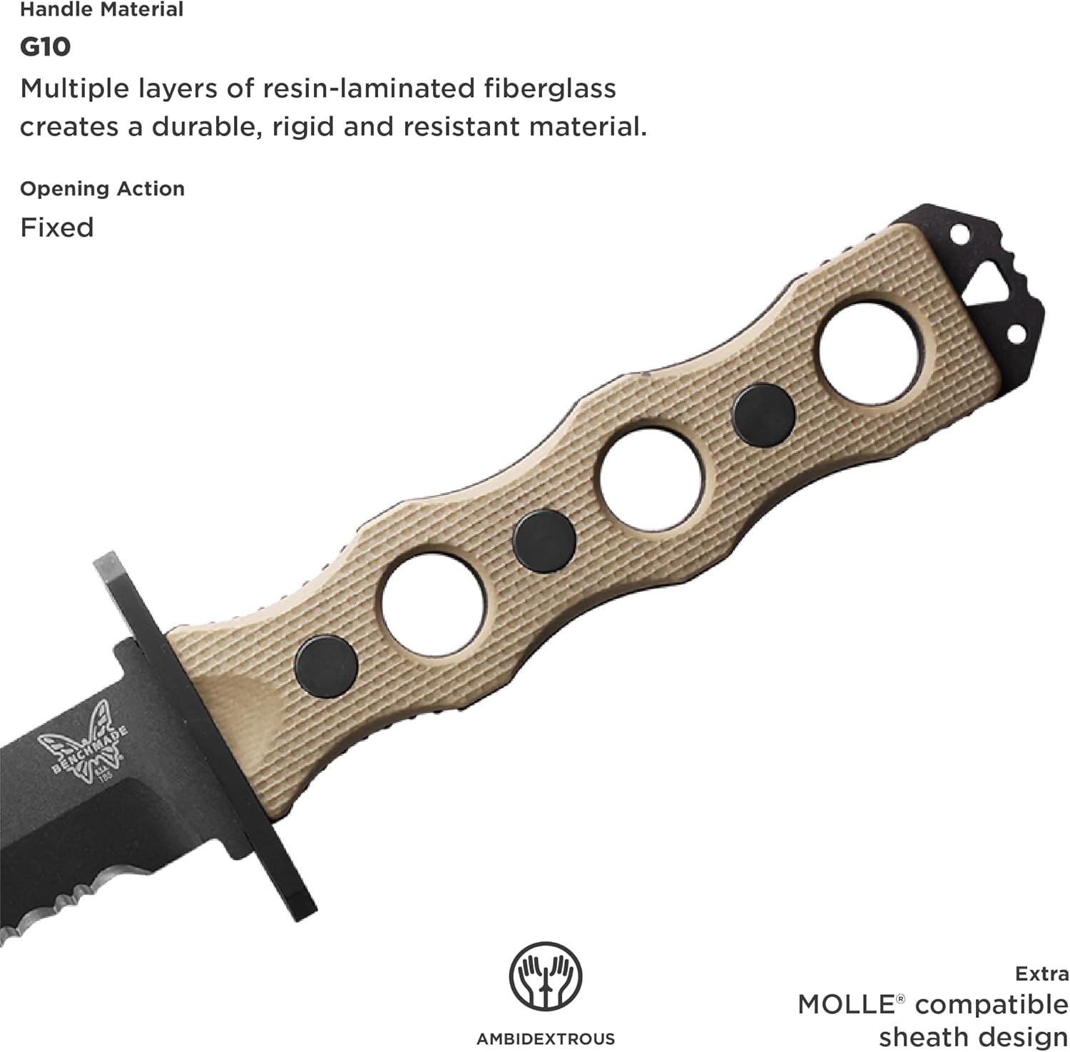 Benchmade - SOCP 185 Tactical Knife