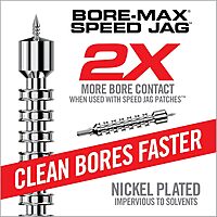 REAL AVID Bore-Max Speed Jag and 25 Patches Gun Cleaning Set