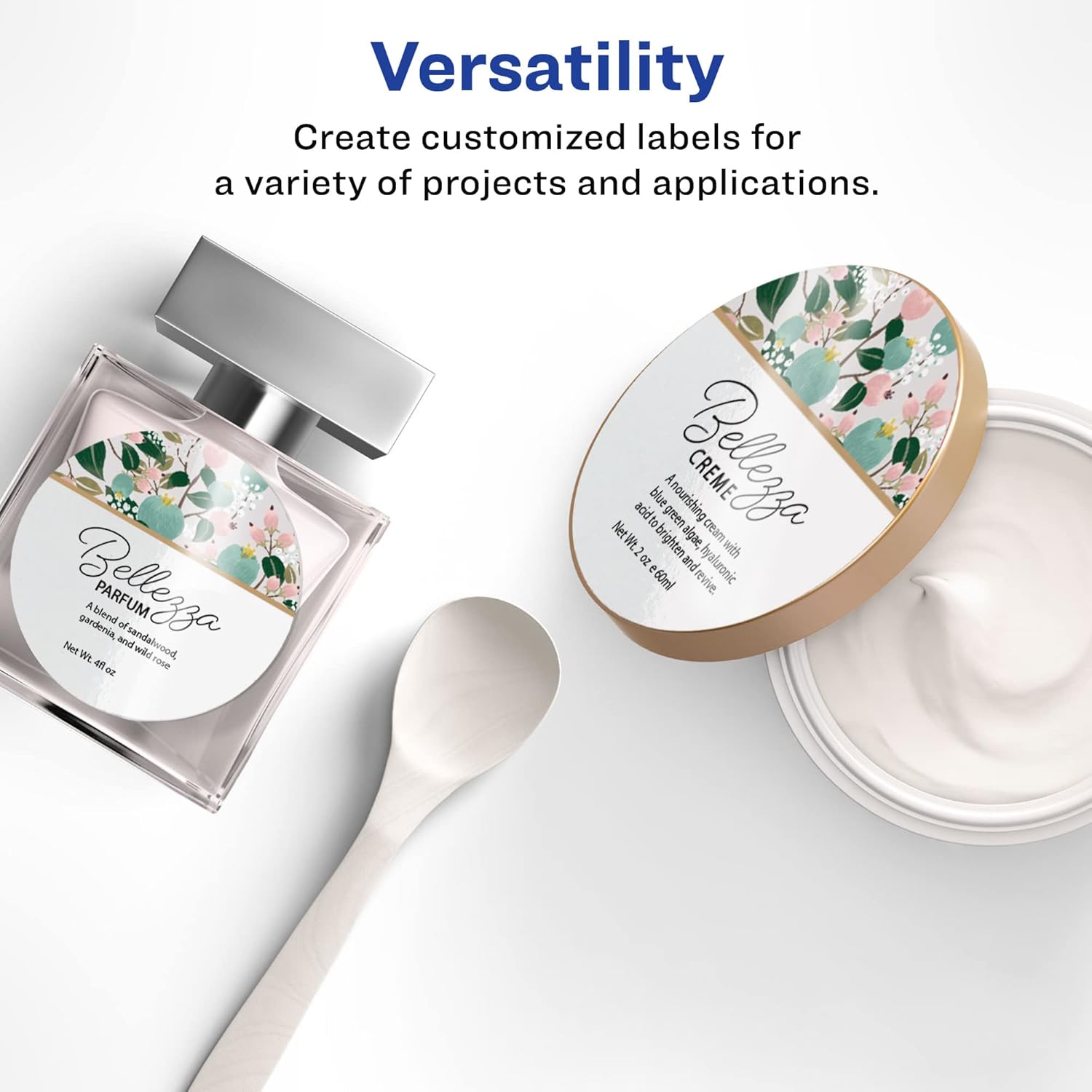 Avery Glossy White Round Labels, Sure Feed Technology, 1.75" Diameter, Print-to-The-Edge, Permanent Adhesive