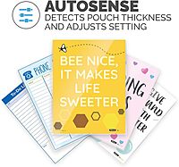 Fellowes 125 Thermal Laminator Machine with Laminating Pouch Starter Kit, 12.5 inch