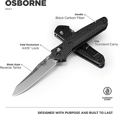 BENCHMADE Osborne 940 Folding Knife - AXIS Lock EDC