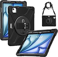 CODi Rugged Case for iPad Air 11" (M3, M2), iPad Pro 11" (4th-1st Gen), iPad Air 10.9" (5th,4th Gen) | 360° Protection, Kickstand, Hand & Shoulder Strap