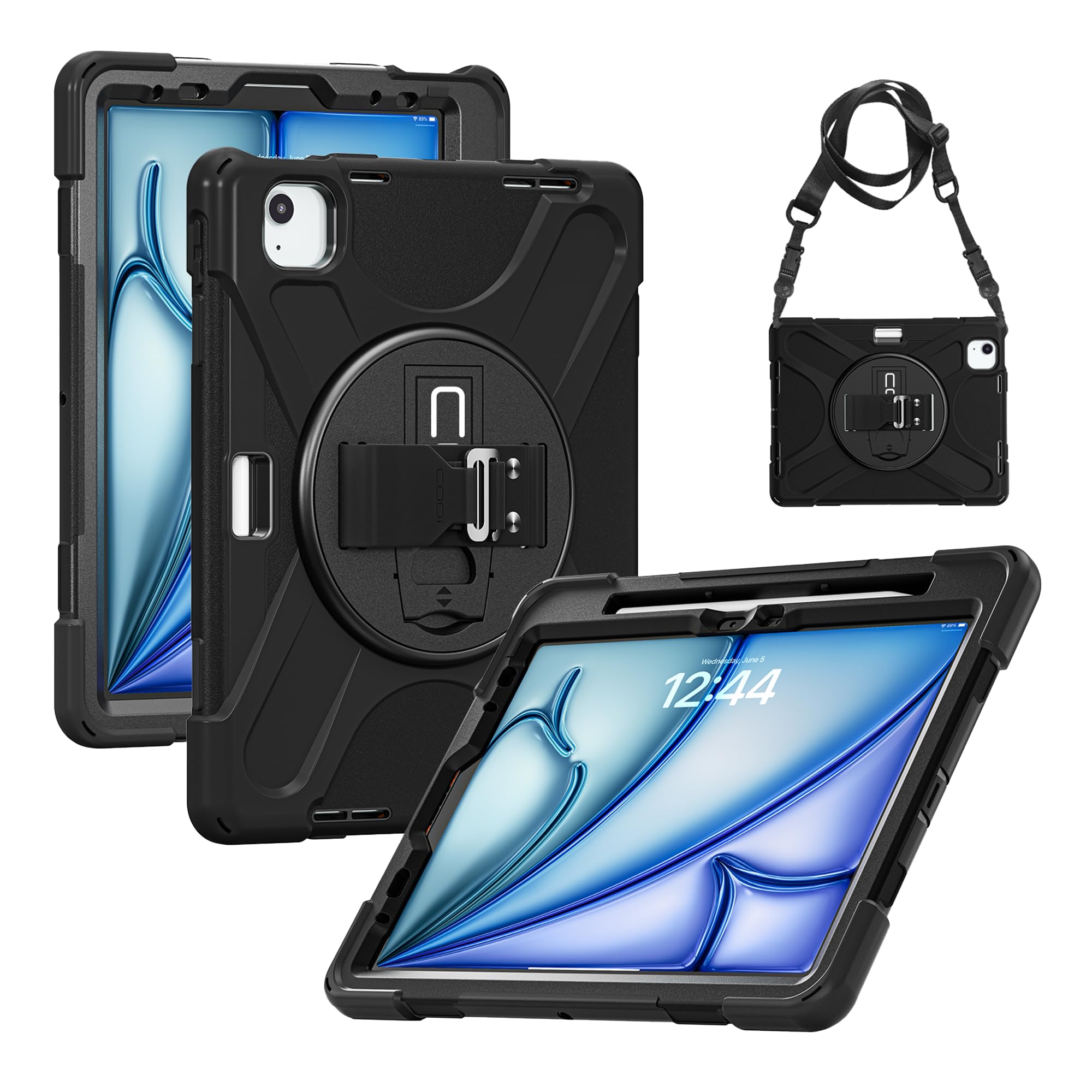 CODi Rugged Case for iPad Air 11" (M3, M2), iPad Pro 11" (4th-1st Gen), iPad Air 10.9" (5th,4th Gen) | 360° Protection
