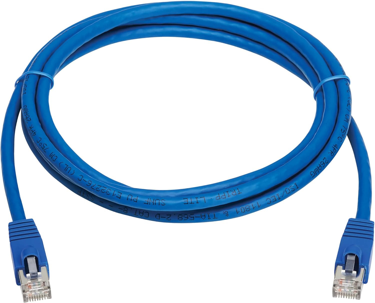 Tripp Lite Cat8 40G PoE Shielded SSTP Ethernet Cable (RJ45 M/M)