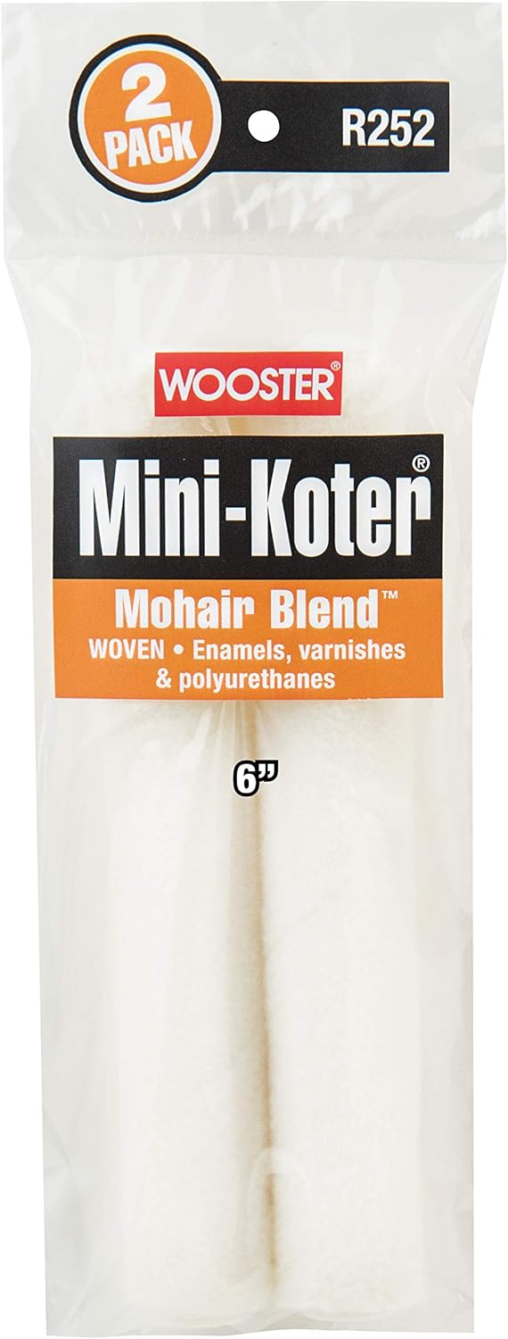 Wooster Brush 00R2520060 6 in. Mini-Koter Mohair Blend Roller