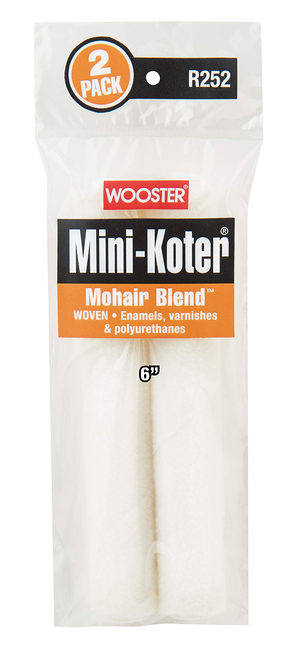 Wooster Brush 00R2520060 6 in. Mini-Koter Mohair Blend Roller
