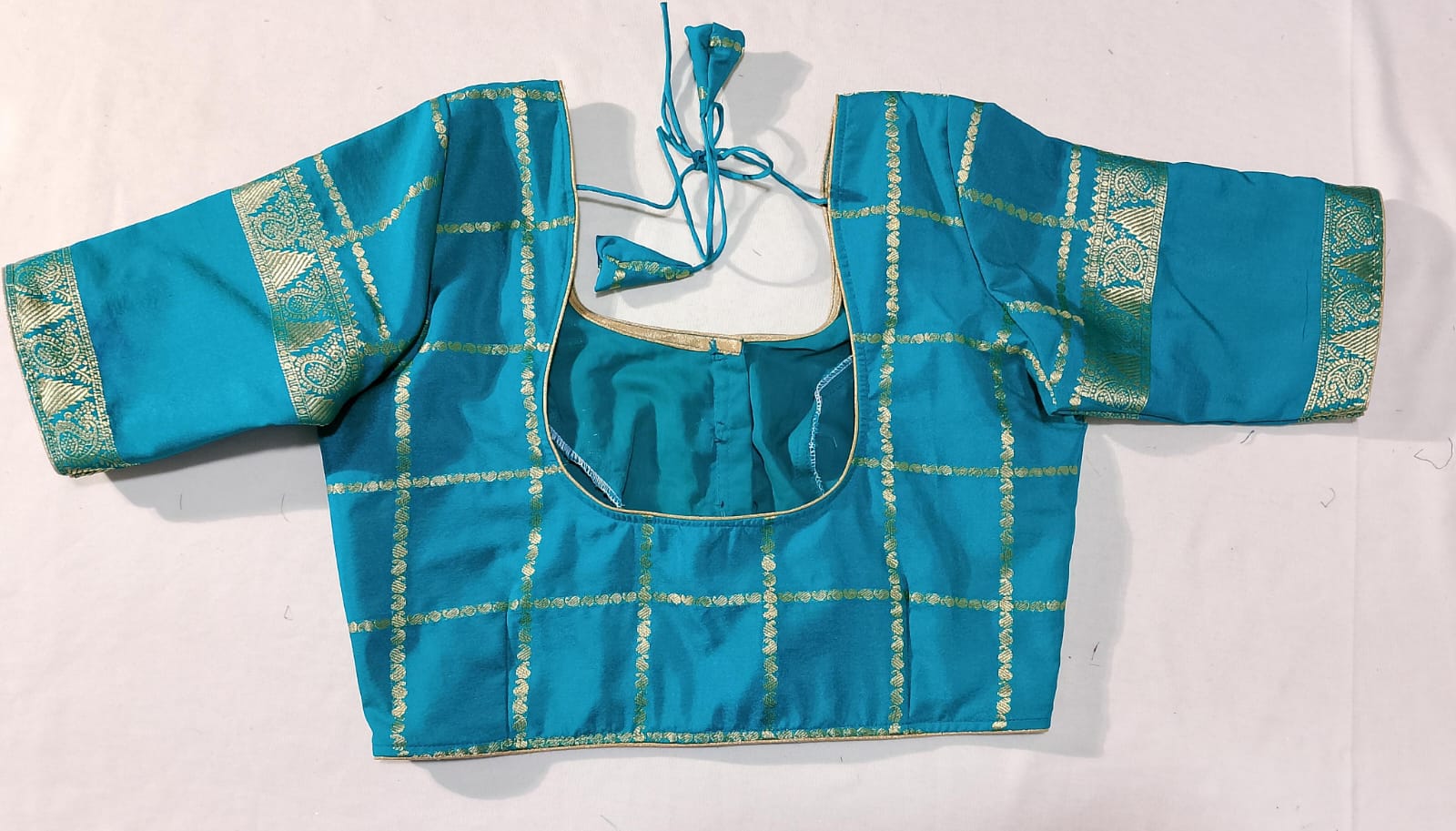 J580: Ready To Ship Beautiful Mysore Crepe Saree With Stitched Blouse