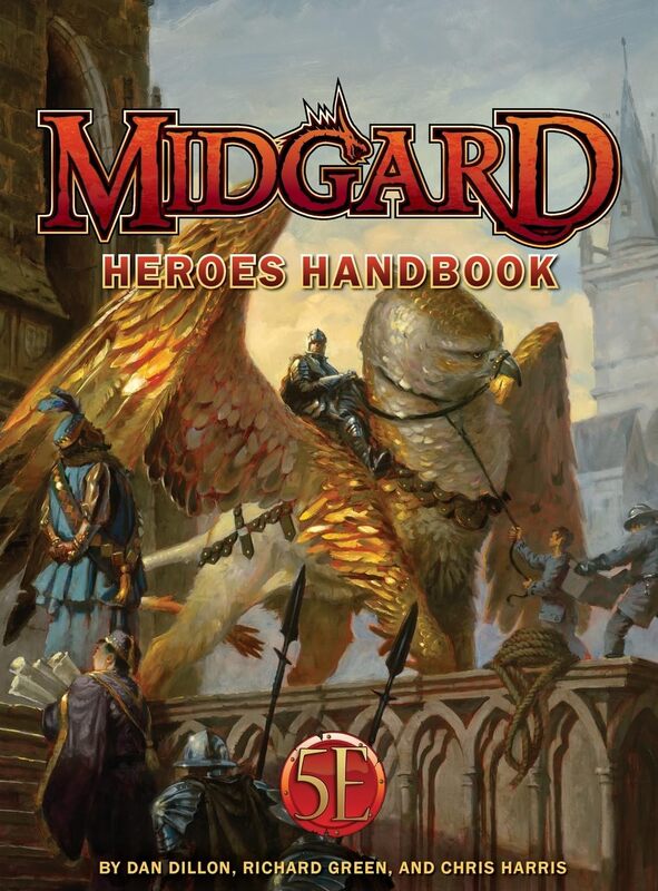 5E - D&D - KOBOLD PRESS - Midgard Heroes Handbook for 5th Edition by Richard Green, Chris Harris and...