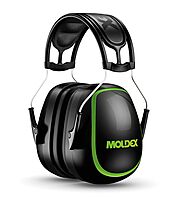 Moldex MX-6 Over-The-Head Earmuffs, Black/Green, Large (6130)