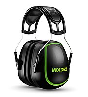 Moldex MX-6 Over-The-Head Earmuffs, Black/Green, Large (6130)