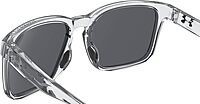 Under Armour Men's Ua Assist 2 Rectangular Sunglasses Crystal/Silver Multilayer 57 Millimeters