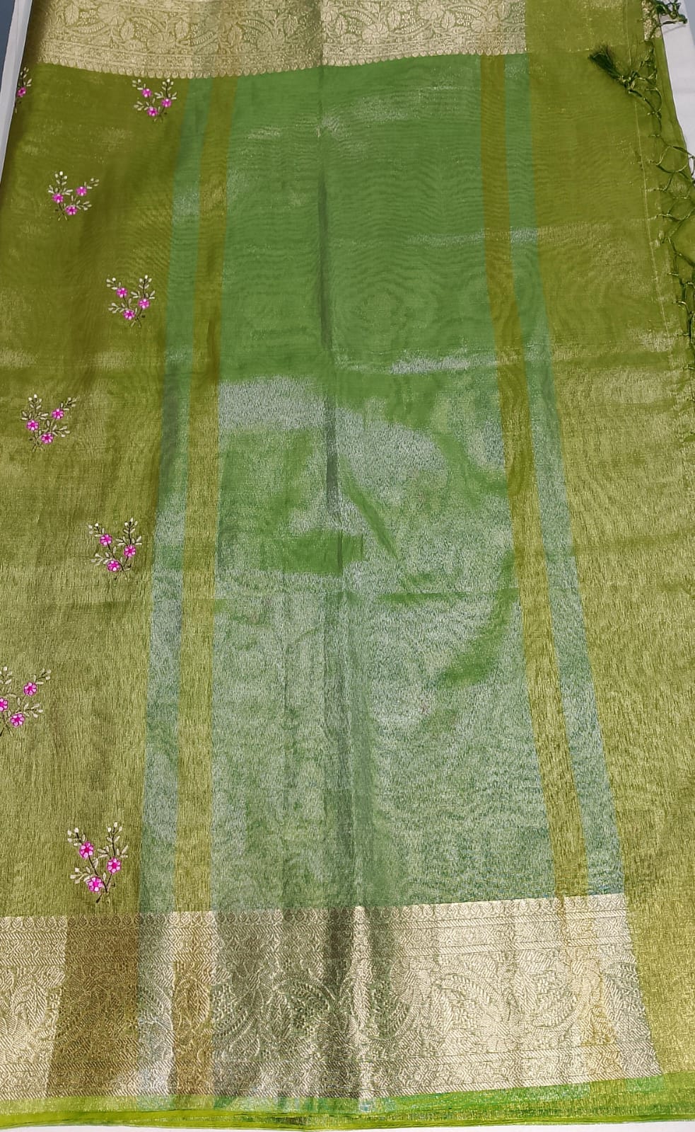 N750:Ready To Ship Beautiful Soft Tissue Silk Saree With Stitched Blouse N750:Ready To Ship Beautiful Soft Tissue Silk Saree With Stitched Blouse