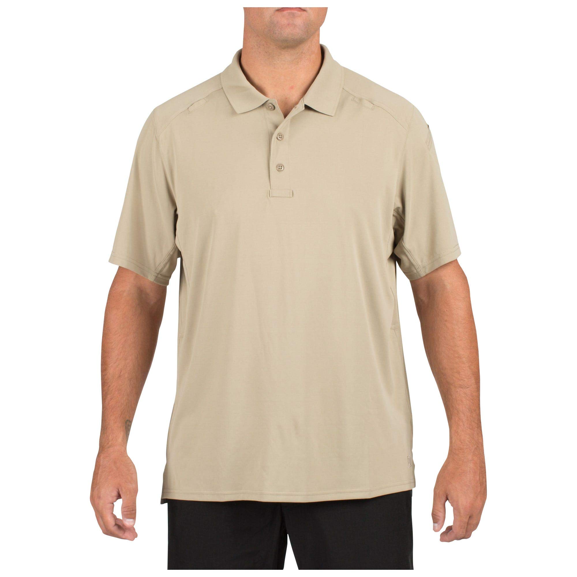 5.11 Tactical Men's Helios Short Sleeve Polo Shirt, Moisture-Wicking, Quick-Drying, Style 41192