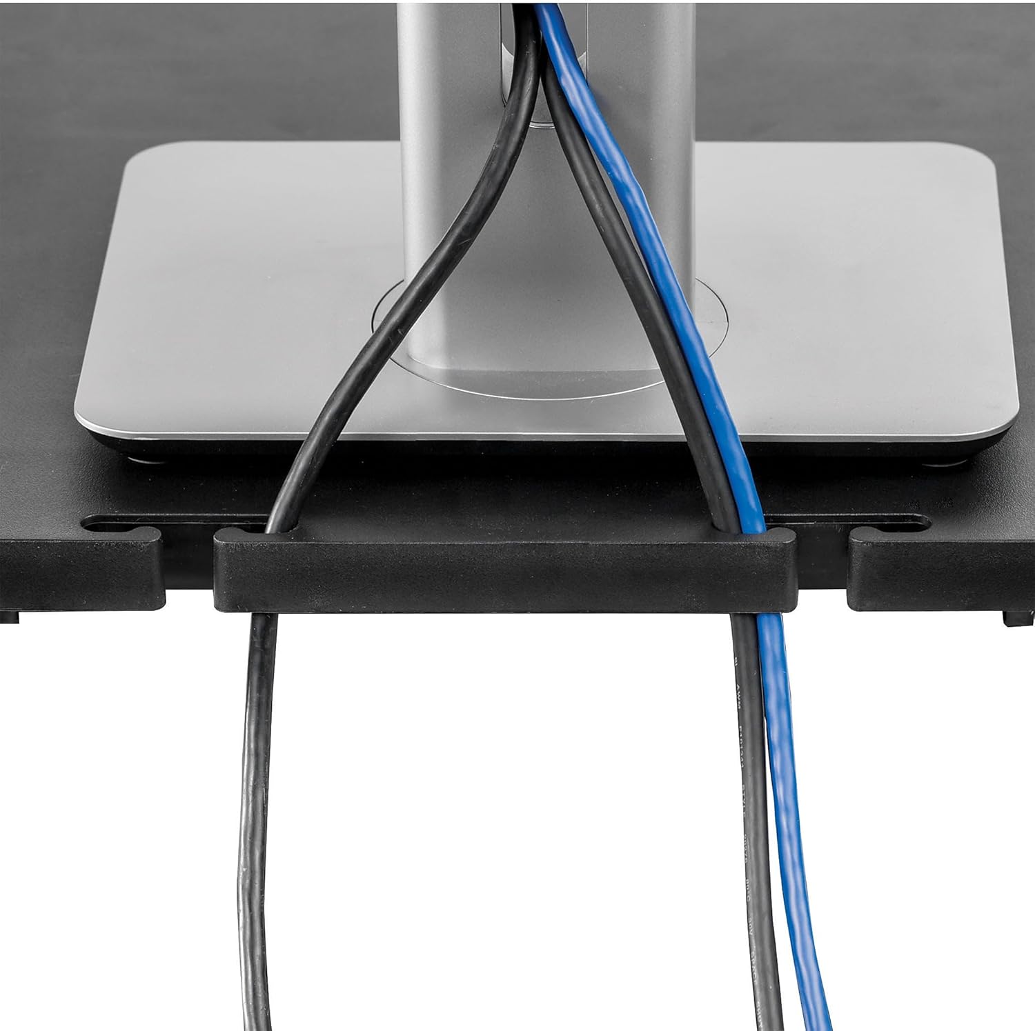 Fellowes Monitor Riser, 4inH x 13 1/8inW x 13 1/2inD, Graphite