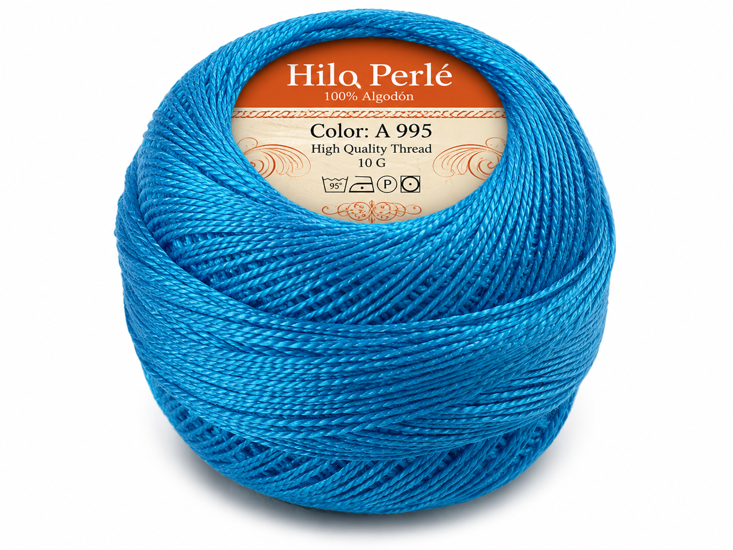 Hilo perlé para bordar #8 100% algodón Color Azul Oscuro - 995 - 10 gramos por ovillo (Caja por 10 Ovillos) Hilo perlé para bordar #8 100% algodón Color Azul Oscuro - 995 - 10 gramos por ovillo (Caja por 10 Ovillos)