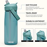 CamelBak Thrive Flip Straw Tritan Renew Water Bottle