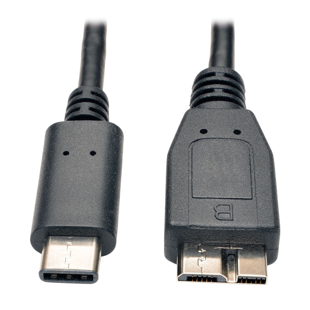 TRIPP LITE USB 3.1 USB-C to USB 3.0 Micro-B Cable, 3 ft