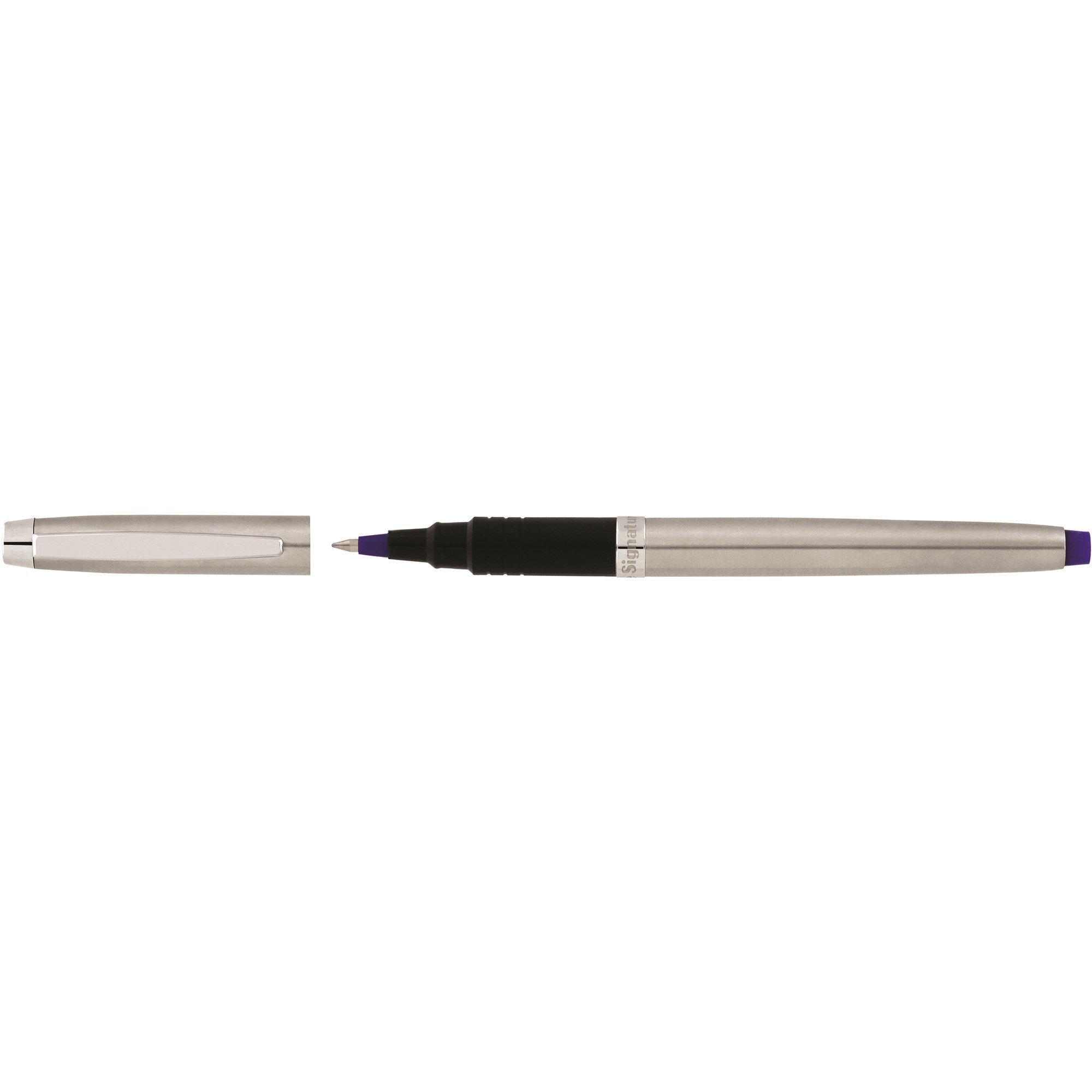 Artline Signature Silver Roller Ball Pen 0.7mm Blue