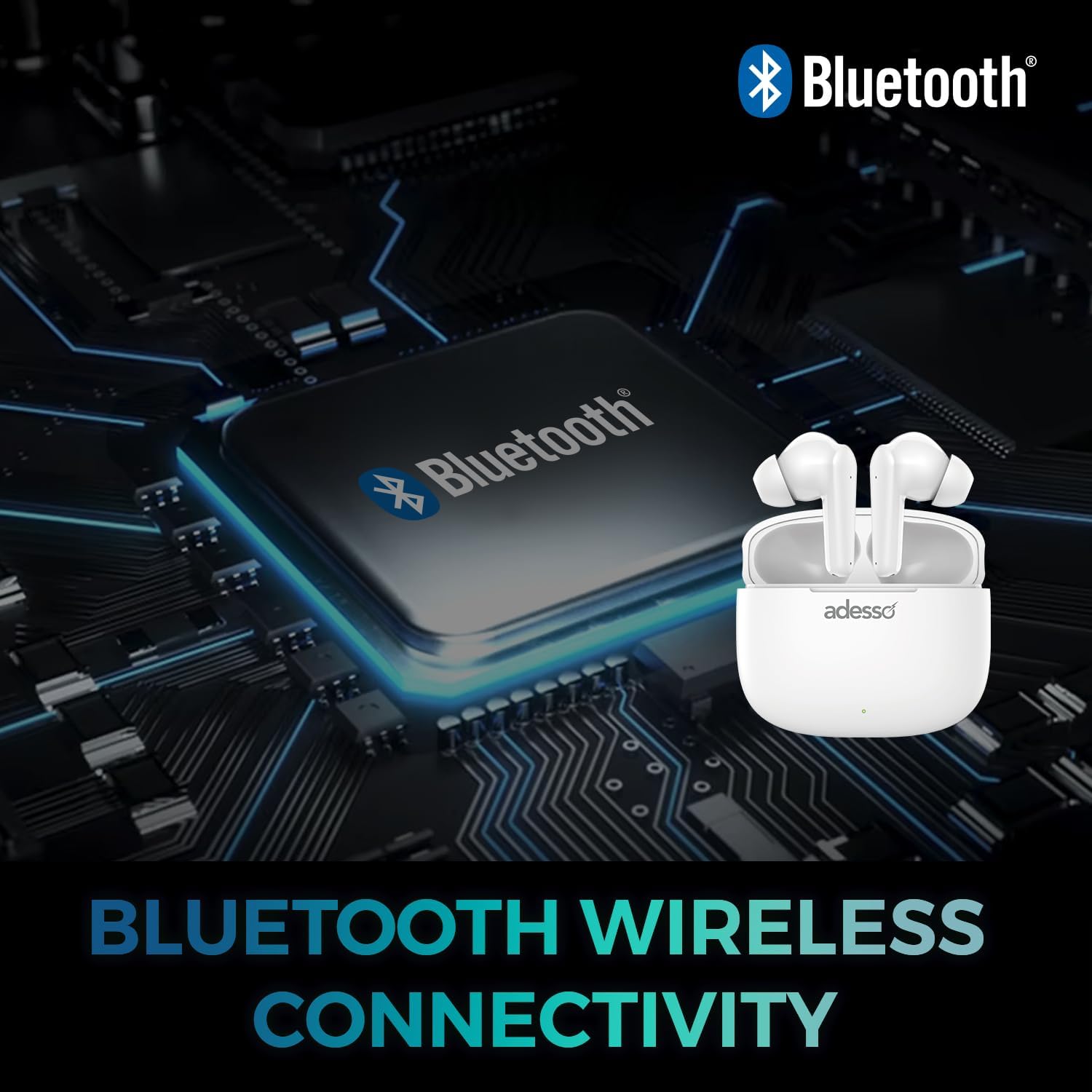 Xtream T1 Bluetooth Wireless Earbuds and Built-in Microphone