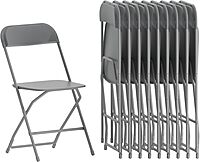 Flash Furniture Hercules Series Commercial-Grade Plastic Folding Chair - 650LB Weight Capacity