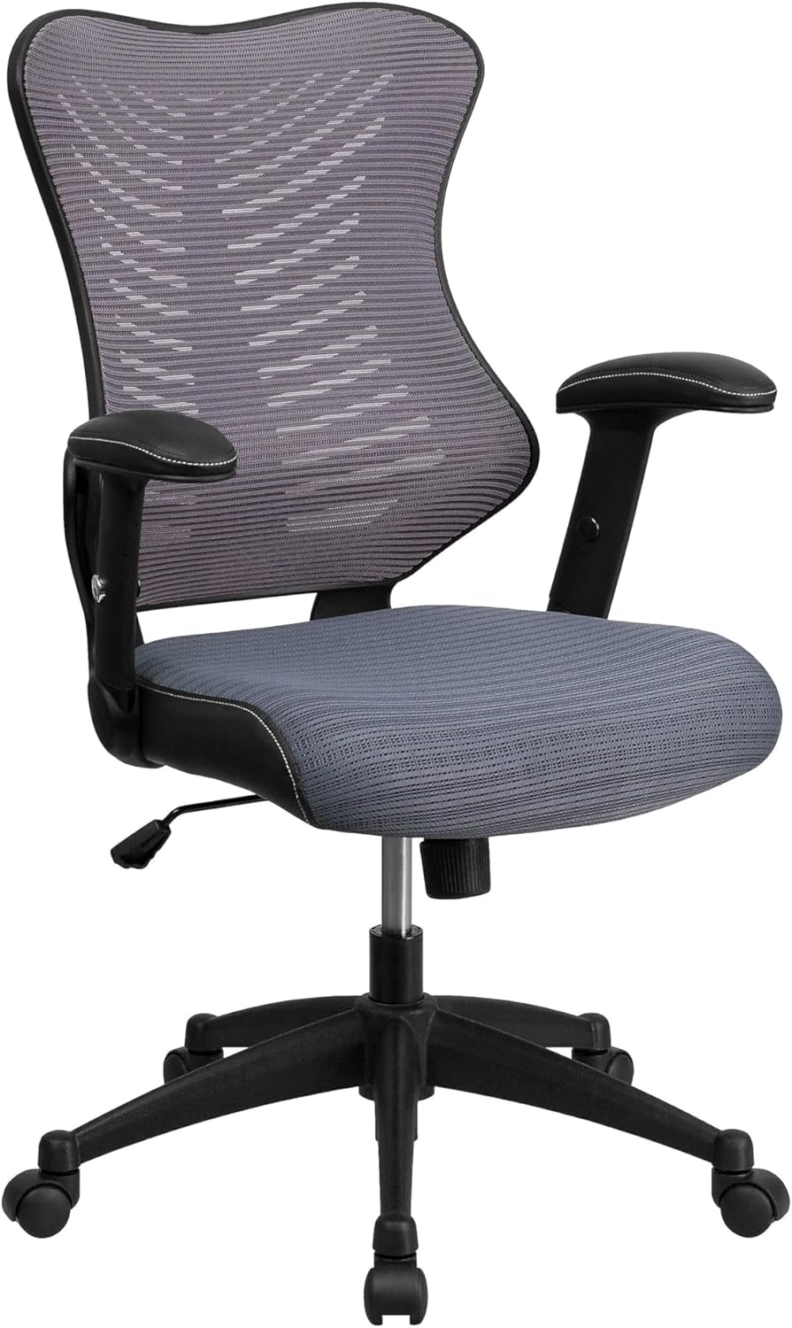 FLASH FURNITURE Kale High Back Designer Mesh Executive Swivel Ergonomic Office Chair