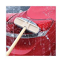 Boardwalk BWK8410 2-1/2 in. Polystyrene Bristle 10 in. Vehicle Brush with Vinyl Bumper