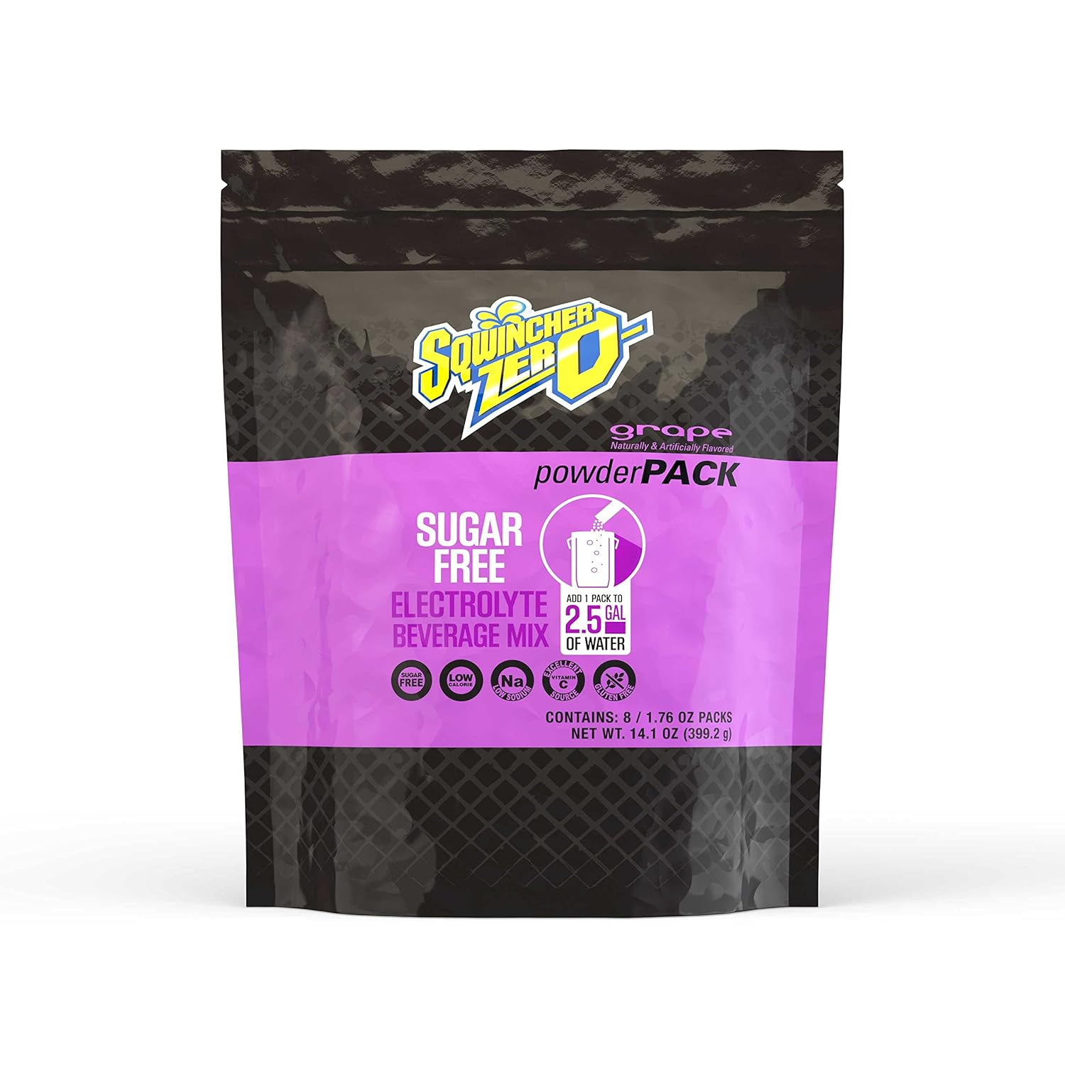 Sqwincher Zero Power Pack | Assorted Flavored | Sugar Free | Low Calorie | Low Sodium | Electrolyte Replenishment Hydration