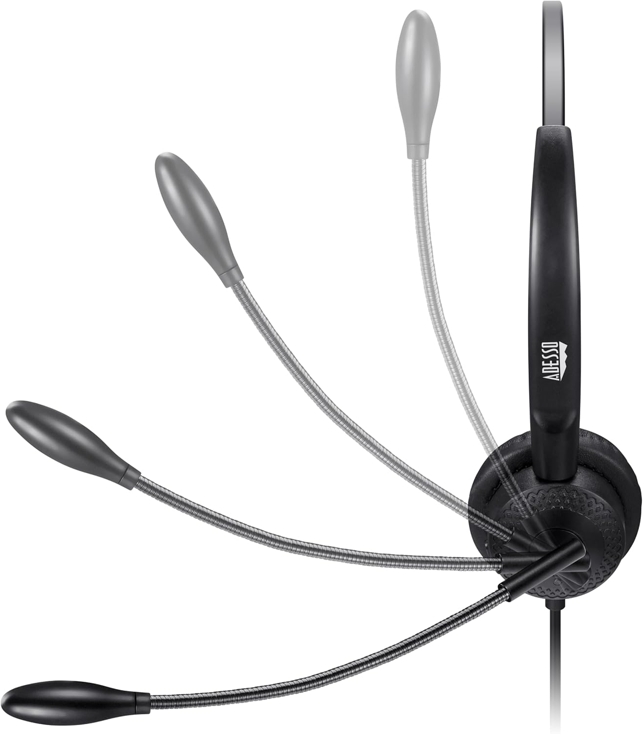 ADESSO Xtream P4 USB C Headset with Microphone TAA Compliant Made in Taiwan Dual Connector Business Communication Headset