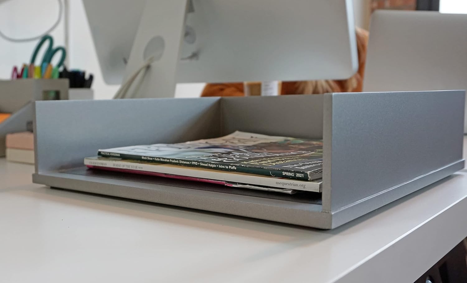 Victor Wood Stacking Letter Tray