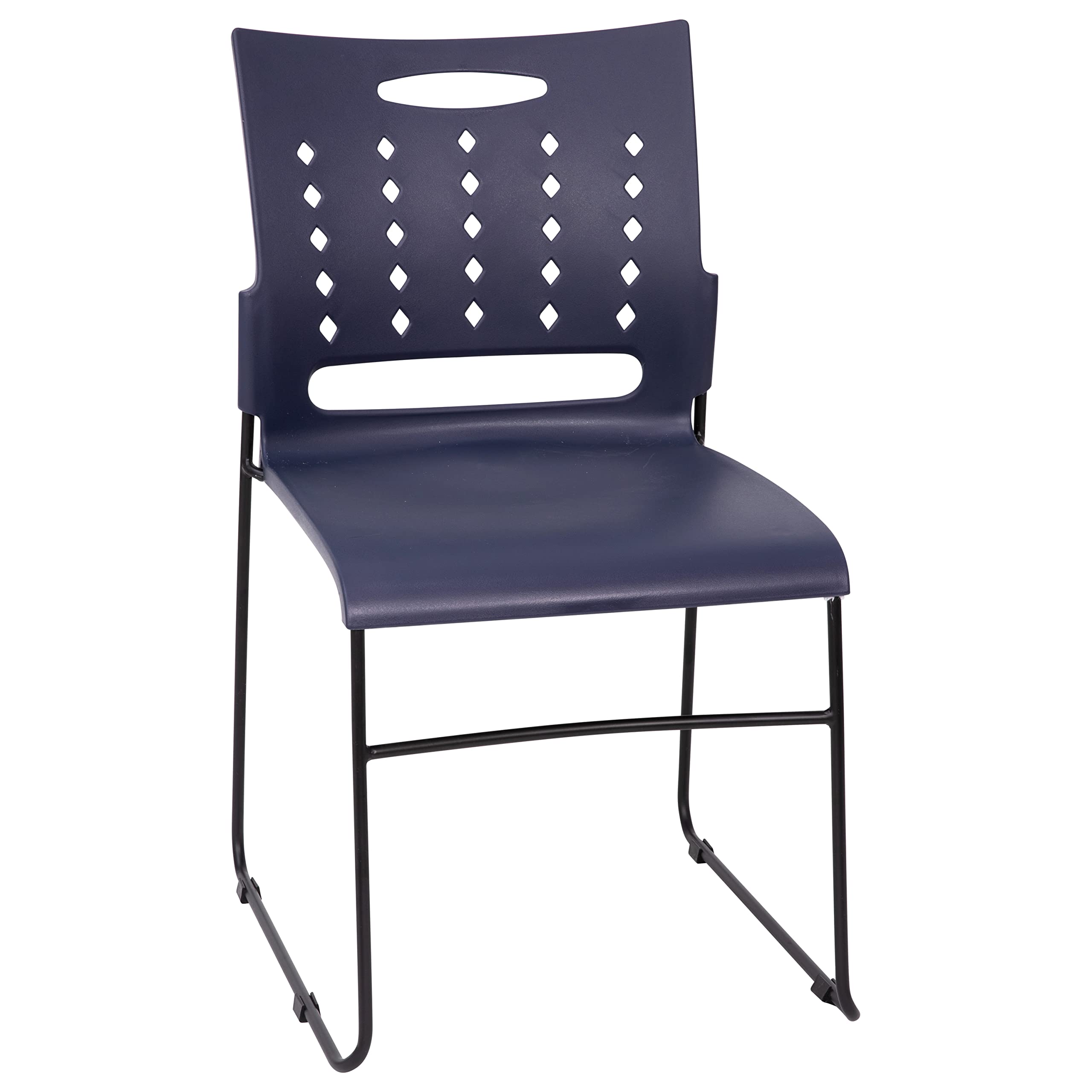 Flash Furniture Hercules Series 881 lb. Capacity Sled Base Stack Chair with Air-Vent Back