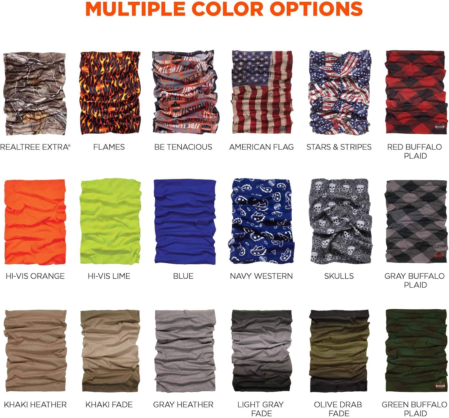 Ergodyne Chill-Its 6485 Multi-Band (Stars & Stripes) — Cooling Headband/Neck Gaiter