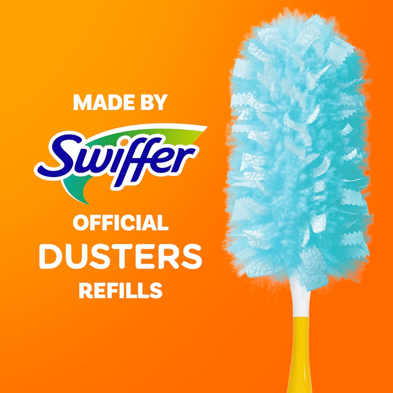 Swiffer Dusters Refill for Cleaning, Made by SWIFFER, Feather & Microfiber Duster Disposable Alternative