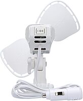 SEEKR by Caframo Ultimate 757 12V 2-Speed 7" Fan - Direct Wire